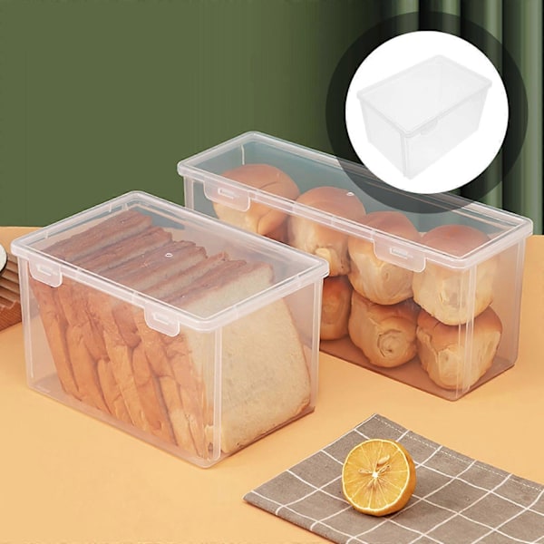 Leivän säilytyslaatikko muovinen leipäastia pölytiivis kakkulaatikko jääkaapin leipälaatikko