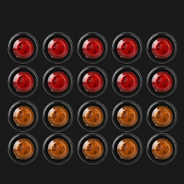 LED-sidemarkører for tilhenger
