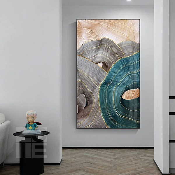 3 stk. Væghængt Dekoration Stue Soveværelse Moderne Væghængt Kunst Gave Billede Streamer Dekoration Rammeløs 40*60cm