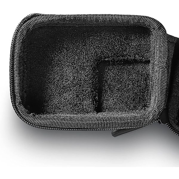 Bæretaske til GoPro 10/9/8/7, mini hard shell bæretaske til rejser, bærbar opbevaringspose, sort