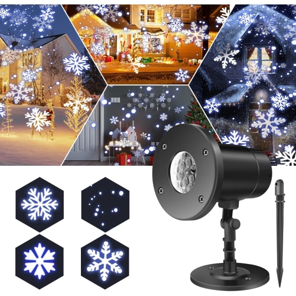 Christmas Snowflake Projector Lights - LED Snowflake Lights