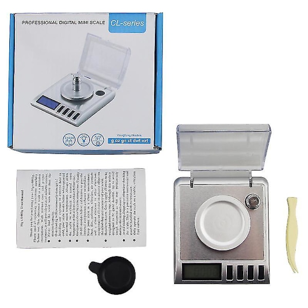 Smart Weigh Gem20 Högprecisions Digital Smart Vågskala 20x0.001g. Perfekt För Att Väga Ädelstenar, Smycken Och Andra Värdefulla Föremål