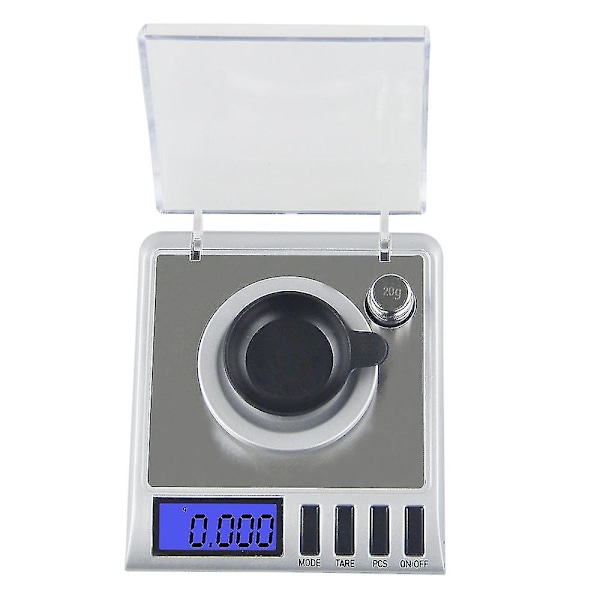 Smart Weigh Gem20 Højpræcision Digital Smart Vægt 20x0.001g. Ideel Til Vejning af Ædelstene, Smykker Og Andre Værdigenstande