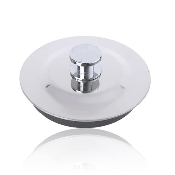 Avloppsplugg, Universal Avloppspluggar Ø 42 till 45mm, Badkarsplugg, Sänkplugg för Badkar, Kök, Badrum