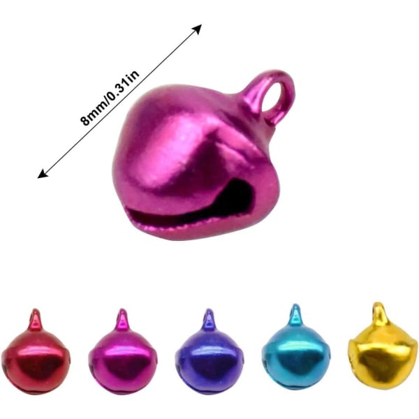 5000 colorful bells, small bells, metal bells, Christmas bells