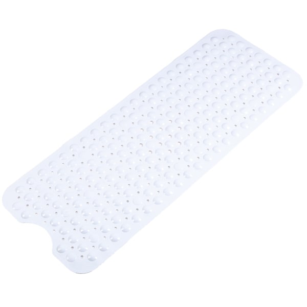 Halkfri Badmatta Extra Lång Halkfri Badmatta Bad Solid white