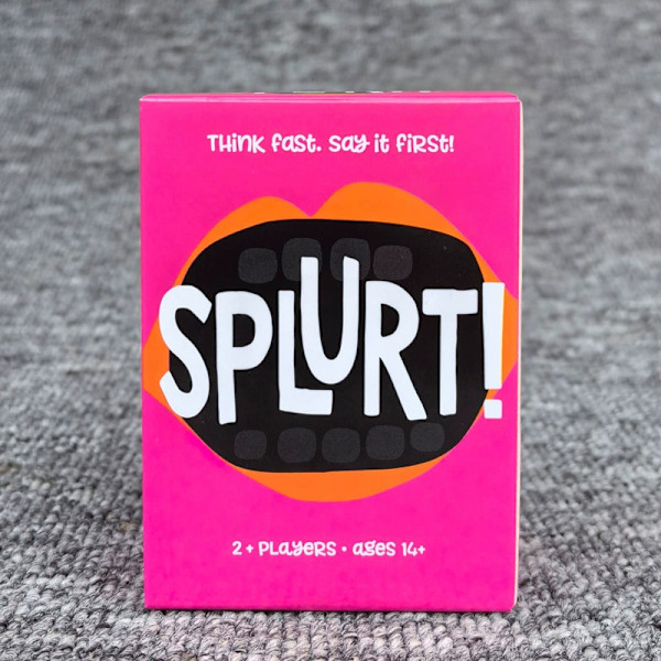 Engelsk version splurt! Snabbt namngivningsparty strategibrädspel partykortspel kort