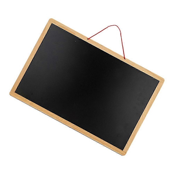 1 stk. dobbeltsidet tavle whiteboard praktisk træ skrivekridttavle