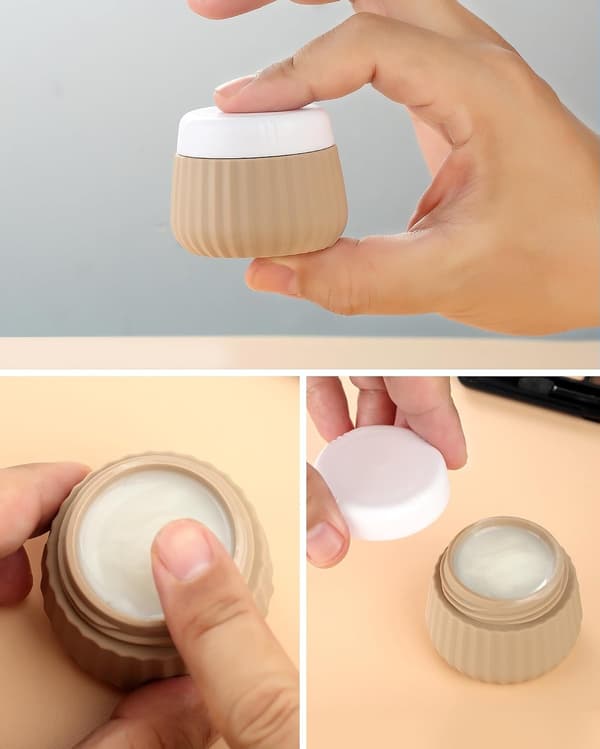 (NY) Resetoalettflaskor 8-pack Toalettartiklar 90 ml Reseläckagesäkra klämbara resetillbehör