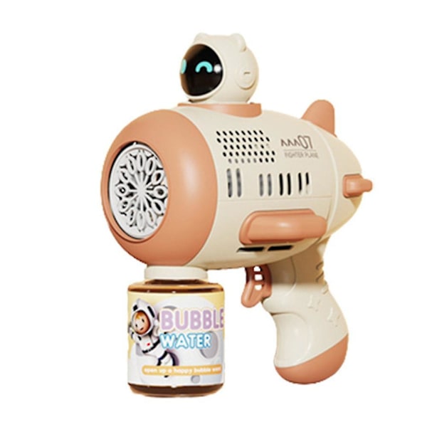 Bubbelpistoler med Bubbelvätska, Bubbelmaskin, Blåsare, Bubbelpistol för Barn, Utomhusaktivitetsbubbelleksaker, Perfekta Presenter Khaki