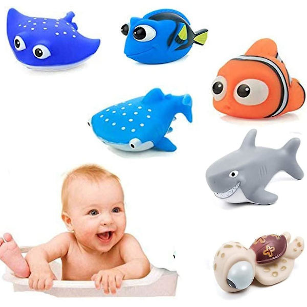 Finding Dory Nemo Badelegetøj til Baby & Småbørn - Dusj og Svømning 6 stk