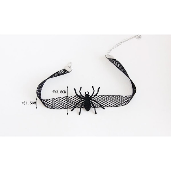 Halloween Smycken, Halsband, Kragekedjor, Chokers, Halloween Dekorationer, Spindelhalsband