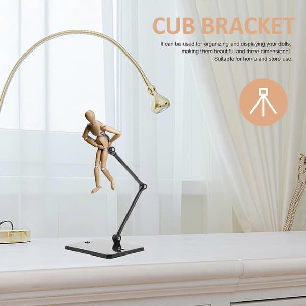 2 stk. Multifunktionelle Actionfigur Stativer Butik Model Hylde Legetøj Dukke Display Stativer
