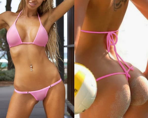 G String Mini Bikini Set Sexig Baddräkt Micro BH Bikinis Underkläder För Kvinnor
