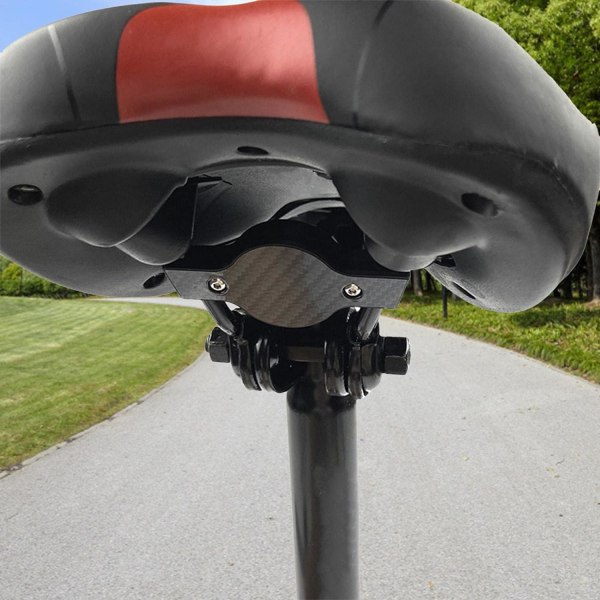 Airtag Cykelstativ Airtag Silikone Etui GPS Tracker Cykel Bærbar Anti-Lost Tracker Airtags Cykelsæde/Hund/Kat Tilbehør Anti-Theft Black
