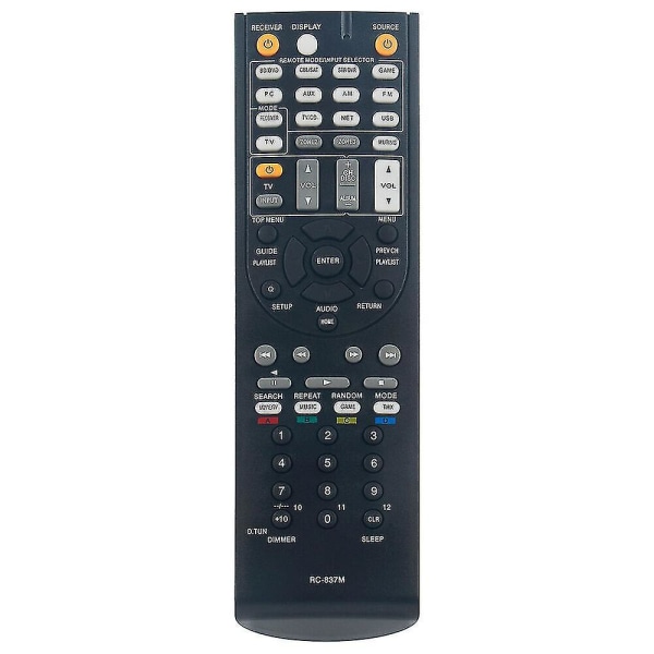 Rc-837m Fjernkontroll for Onkyo AV-mottaker Tx-nr818 Tx-nr616