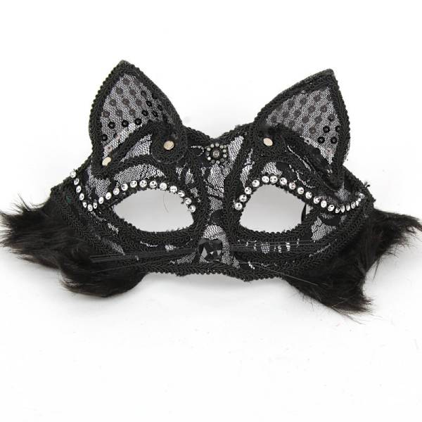 Halloween-pynt Blonder i Blonder Maskerader Masker Blonder Sexy Halv Ansikt Rev Blonder Masker