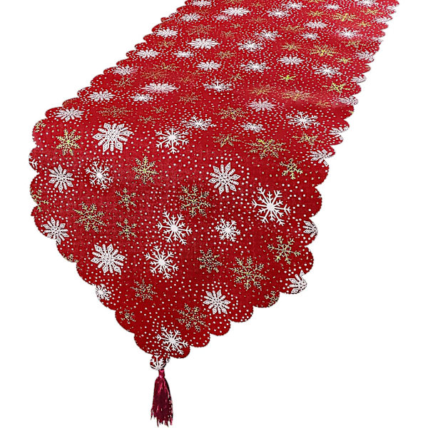 Julebordløber rød 35 x 180 cm Juleborddekoration
