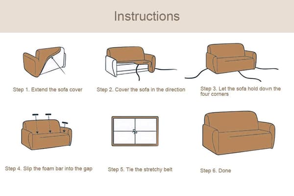 Sofa trekk, elastisk sofa trekk 2-seters sklisikkert sofa trekk