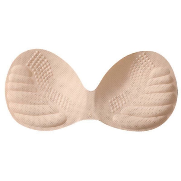 Tykkere brystinnlegg, integrerte push-up BH-svampinnlegg Skin color 27.5*12*1.6CM