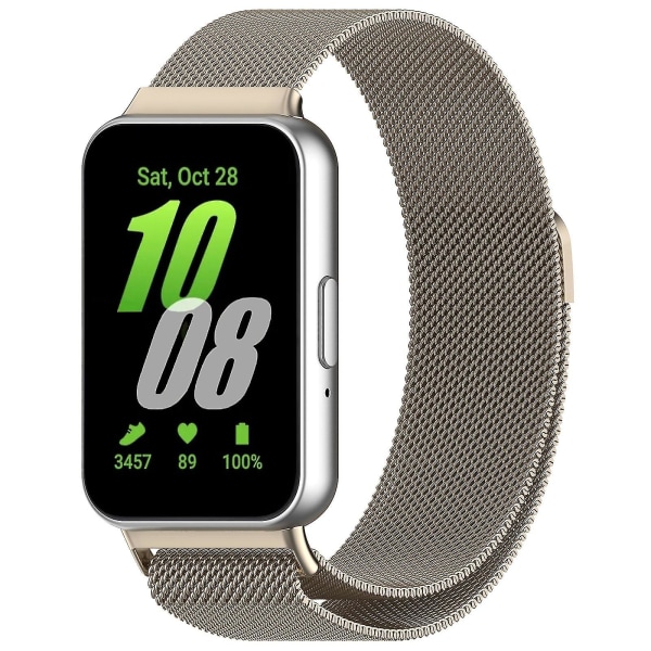 Milanese Metallarmband för Samsung Galaxy Fit 3 Starlight