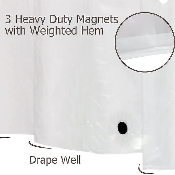 Transparent Duschdraperi Tw