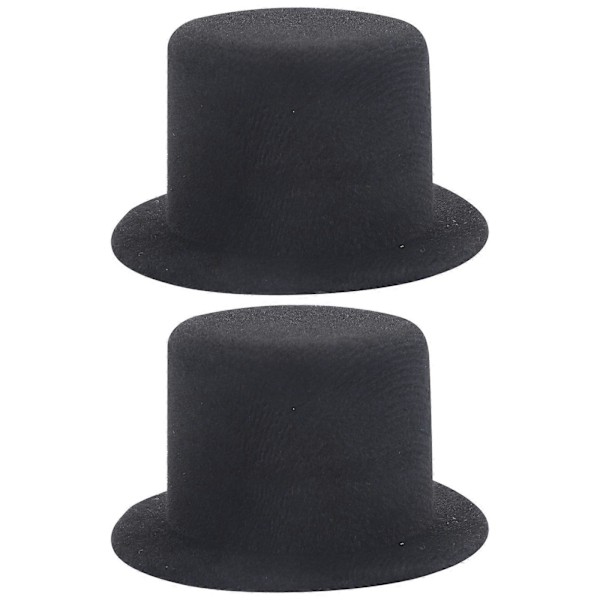 2 stk. DIY Topper Hatter Dekorasjoner Dukker Håndverk Dekorative Mini Topper Hatter Festutstyr