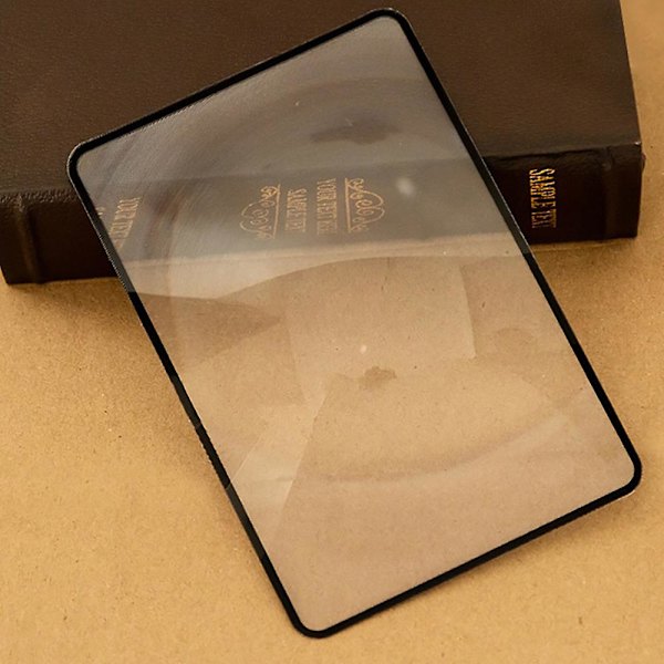 PVC Forstørrerark Forstørrelsesglas Boglæsningshjælp Linse Loupe