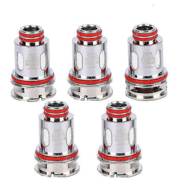 Newway 5-pack RPM 2 PM2 Mesh Coils, 0.16 Ohm Kompatibel med DRAG-serien