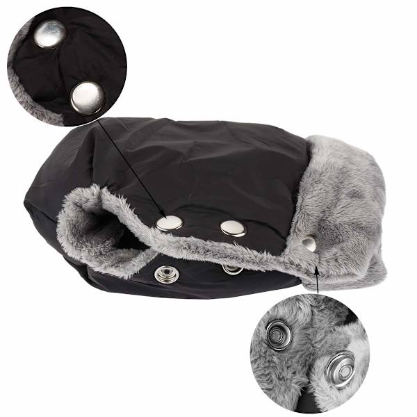 Rattailan lämmittimet, rattailan hanskat fleece-vuorella