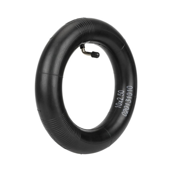 10X2.5 Inner Tube 90 Graders Ventil for Zero 10X/VSETT Elektrisk Scooter 10 Tommers Buet 90 Graders Inner Tube Black