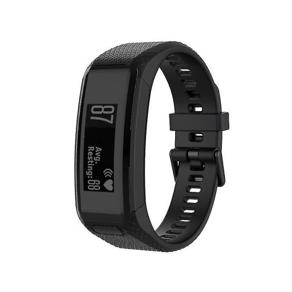 Remm for Garmin Vivosmart Hr Band Silikonklokke Rem for Garmin Vivo Smart Hr Smart Armbånd Sport Armbånd Fitness Tracker dark gray