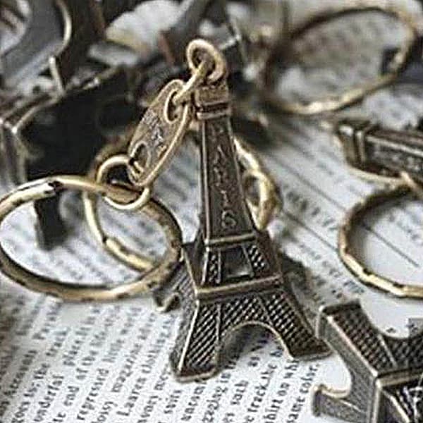 Nøglering Souvenir Paris Eiffeltårn Nøglering Bil Styling