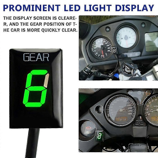 För Honda Cbr 650 F Cbr 650f Cbr650 F Cbr650f 2018 Motorcykeltillbehör Växelindikator Ecu Hastighetsväxel Display Mätare Vattentät Red bracket