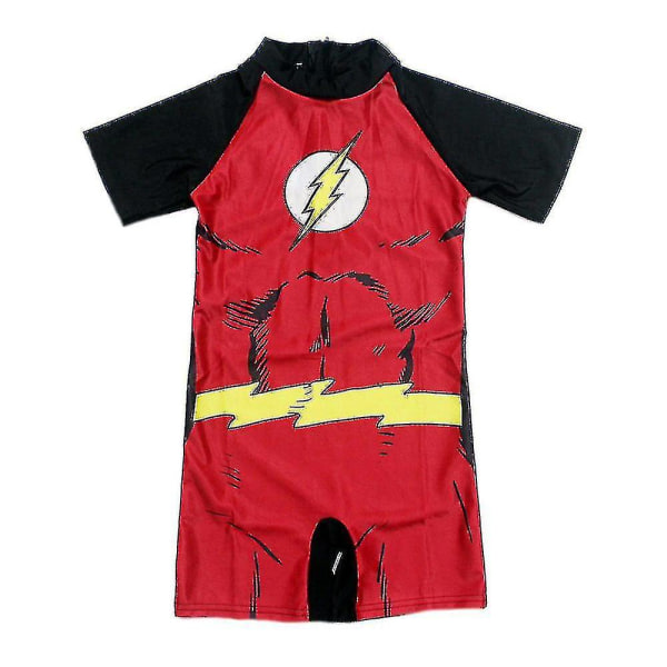 3-11 år barn Superman badkläder en-delad baddräkt baddräkt The Flash 3-4 Years