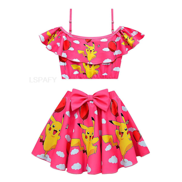 Tegneserie Piger Badetøj Pikachu Piger Badetøj To Stykker Børn Bikini Sæt Børn Badetøj Svømmedragt 20327 Size 100