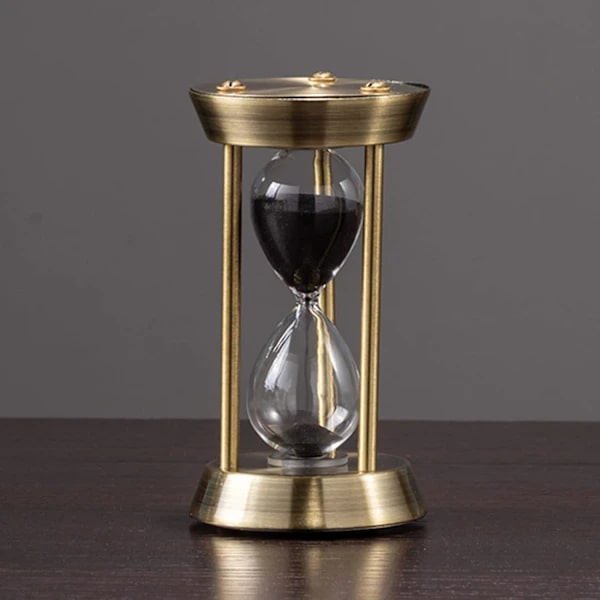 Timeglas i messing, 10 minutter
