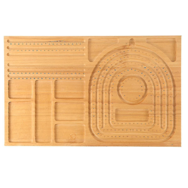 Pärlplatta, Design Bead Plate Bricka Diy Craft Tool, Används För Att Göra Armband, Halsband Och Annat