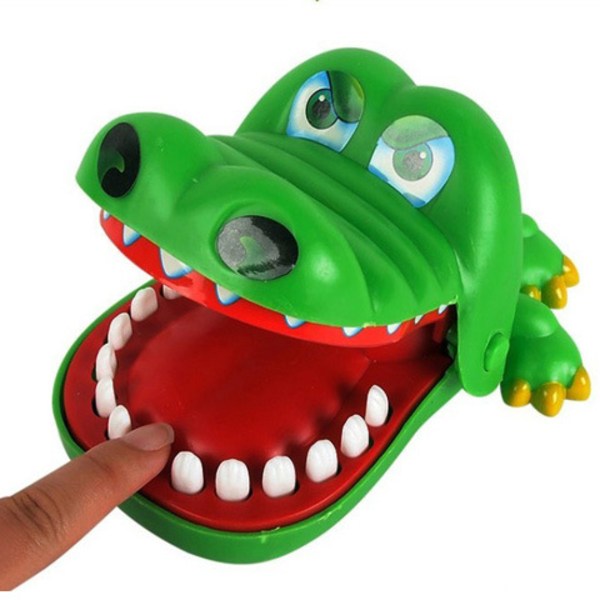 Krokodillebidende fingerlegetøj Bidefingerlegetøj Krokodilleforældre-barn børn Tricky legetøj