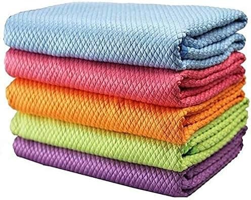 Fiskeskæl Mikrofiber Poleringsklud 5 stk