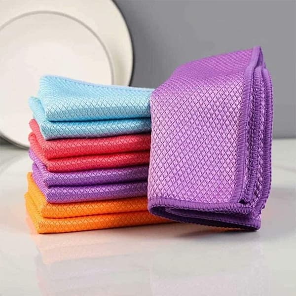 Fiskeskjell Mikrofiber Poleringsklut 5 stk