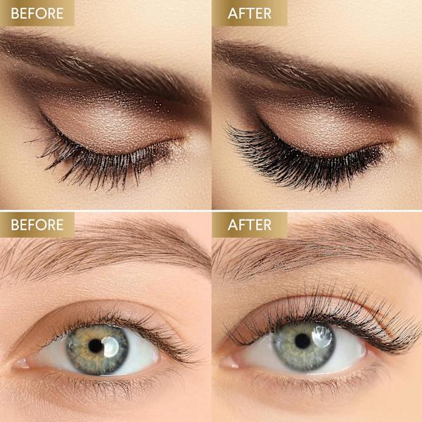 Oppgradert magnetisk eyeliner- og vippekit 2020, magnetiske vipper med eyeliner, falske vipper 5 par med pinsett