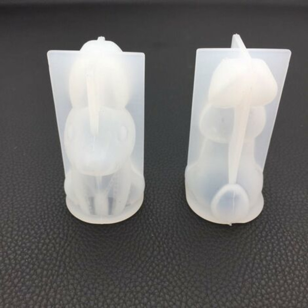 Aromadiffusergips 3D Kanin Silikonform DIY Handgjord Epoxihartsform Påsk Silikonform 2-pack