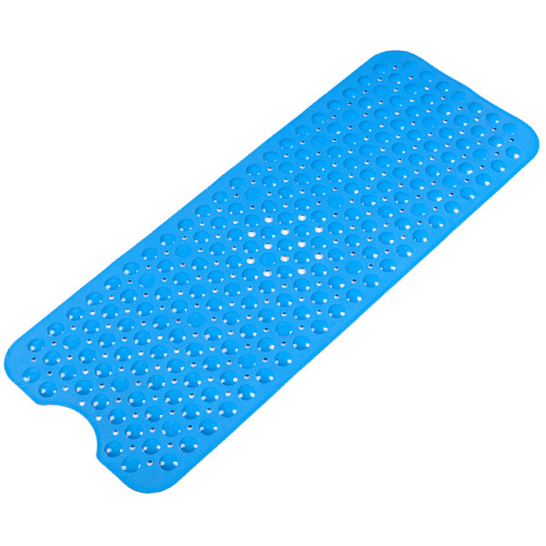 Halkfri Badmatta Extra Lång Halkfri Badmatta Bad Solid blue