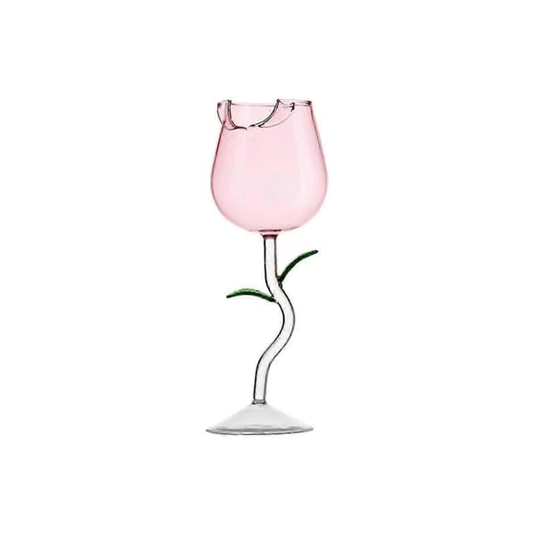 (NY) Rosformat vinglas för eleganta fester - Brittisk Partyfavorit