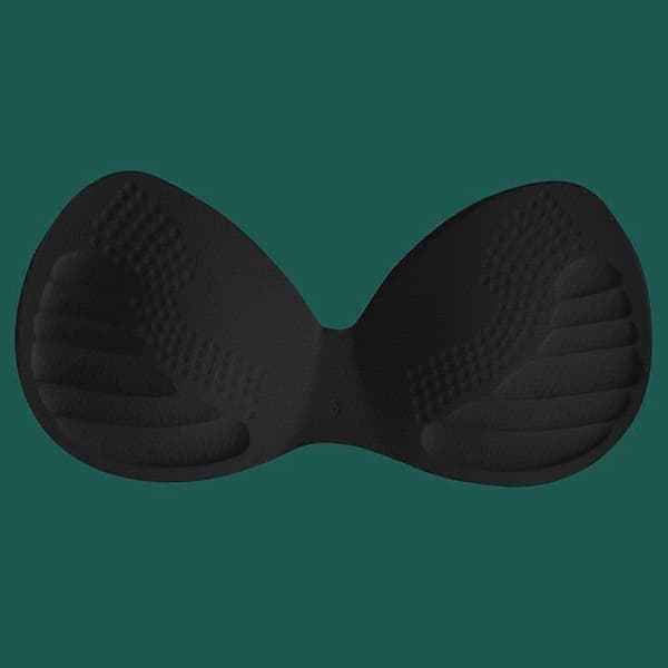 Paksunnetut rintapehmusteet, integroidut push-up-liivien sienipehmusteet black 27.5*12*4CM