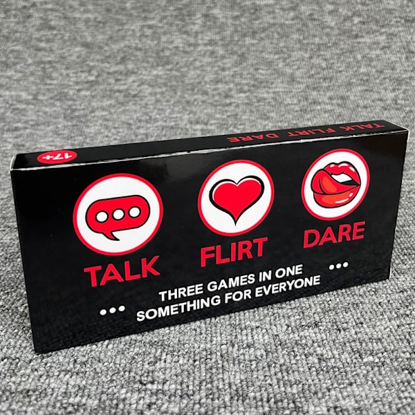 Talk Flirt Dare - Brittisk version av det romantiska samtalsspelskortspelet för par