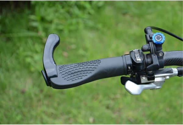 Cykelstyrgreb, 2 x Ergonomiske greb med horn