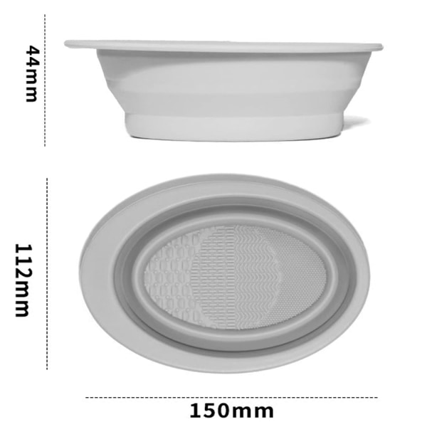 Silicon Cosmetic Brushe Cleaner Bowl Fordable