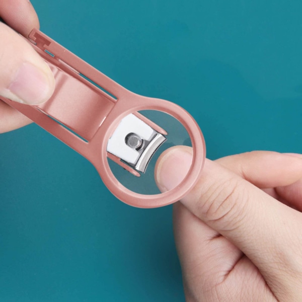 Glas Negleklippere Rustfrit Stål Roterende Tang Negleværktøjer Neglesakse Negleklippere C One Size